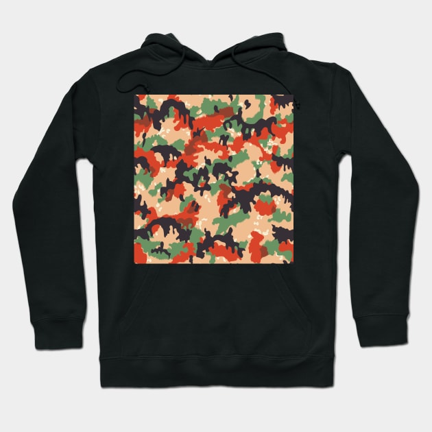 Swiss Army Camouflage Hoodie by Cataraga
